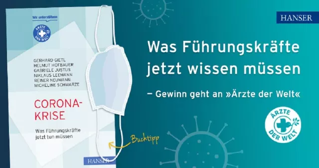 Bild: Corona-Krise: Hanser bringt E-Book für Führungskräfte - Gewinn geht an "Ärzte der Welt"
