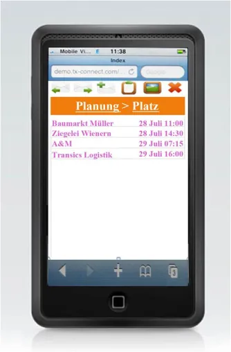 Bild: Transics stellt mobiles Subunternehmerportal vor (IAA Nutzfahrzeuge, Halle 24, Stand D11)