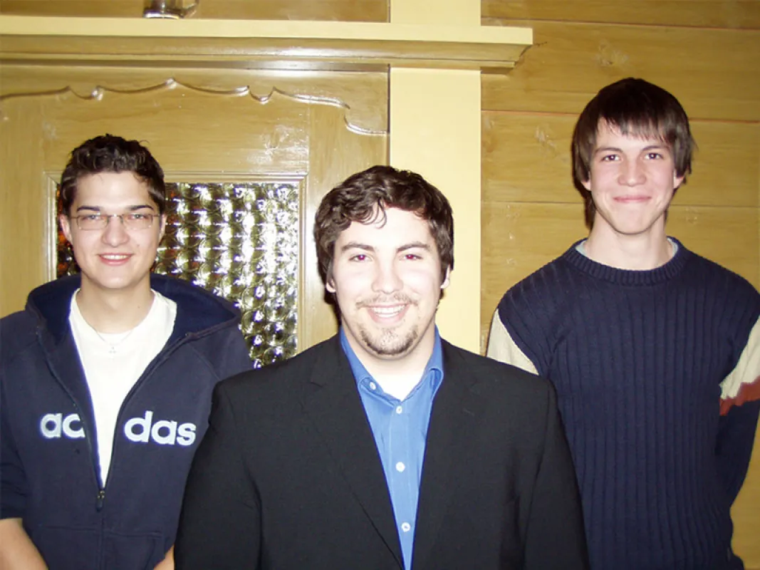 Von links nach rechts: Frank Eder, Valentin Höbel, Andreas Friess