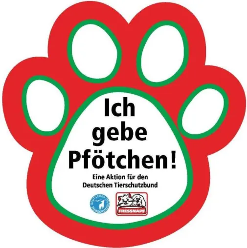 Bild: Deutschland gibt Pfötchen - Fressnapf ruft zu Spenden für den Deutschen Tierschutzbund auf