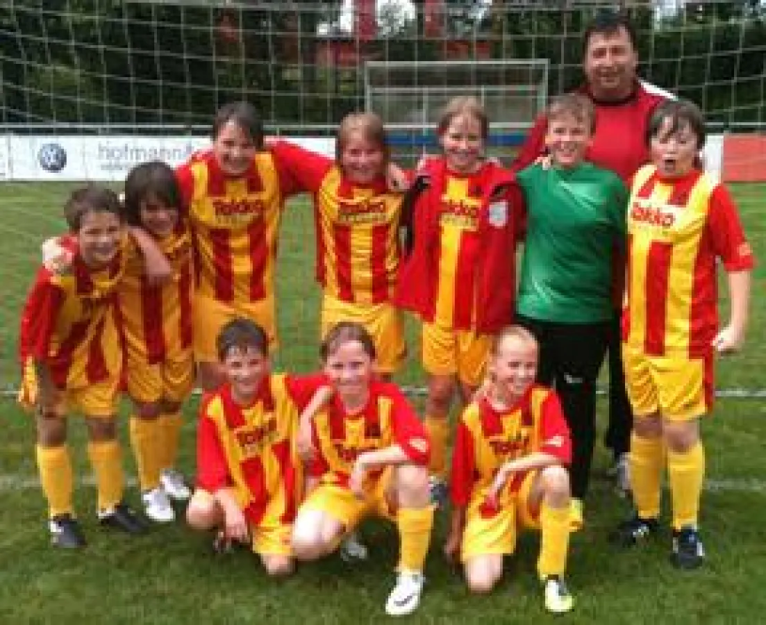 Die siegreiche E-Jugend des TSV Unsernherrn