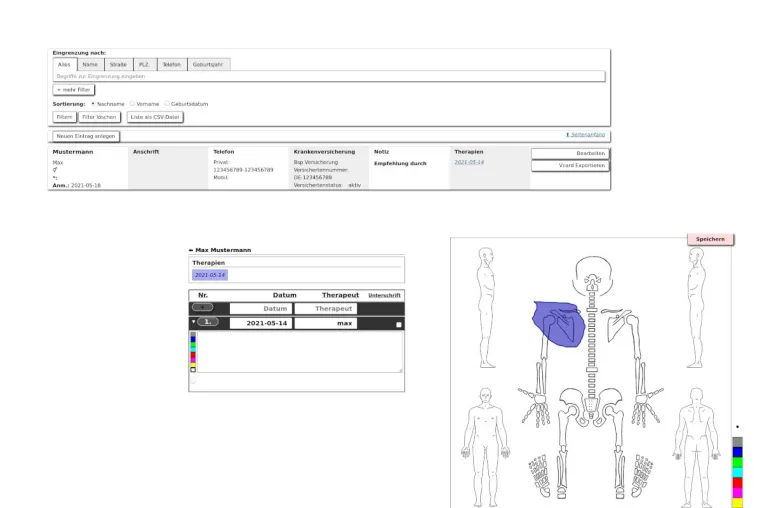 GNU/Lobster – Intuitives Patienten- und Rezeptemanagement mit dem E-Physiotherapeuten Bild: GNU/Lobster – Intuitives Patienten- und Rezeptemanagement mit dem E-Physiotherapeuten