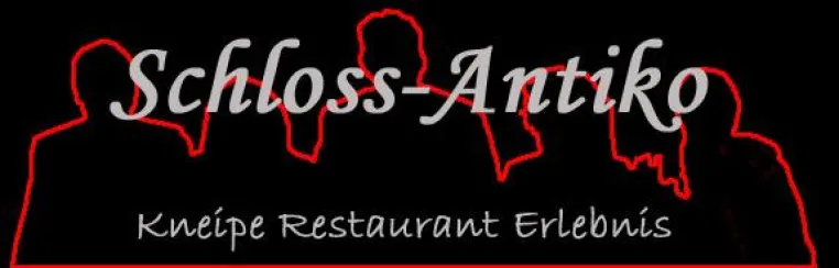 Bild: „Erlebe Erlebnis beim Essen in Essen“. Im Schloss-Antiko trifft man sich zum essen und zum feiern