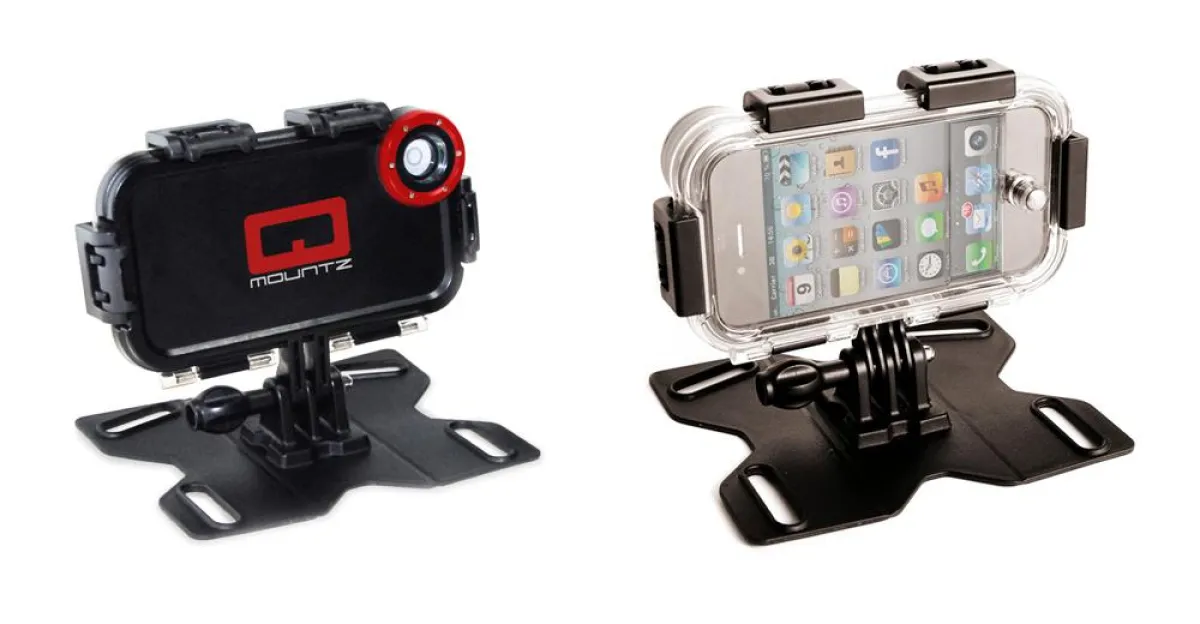 iPhone wird mit qMountZ von Maptaq zur ActionCam