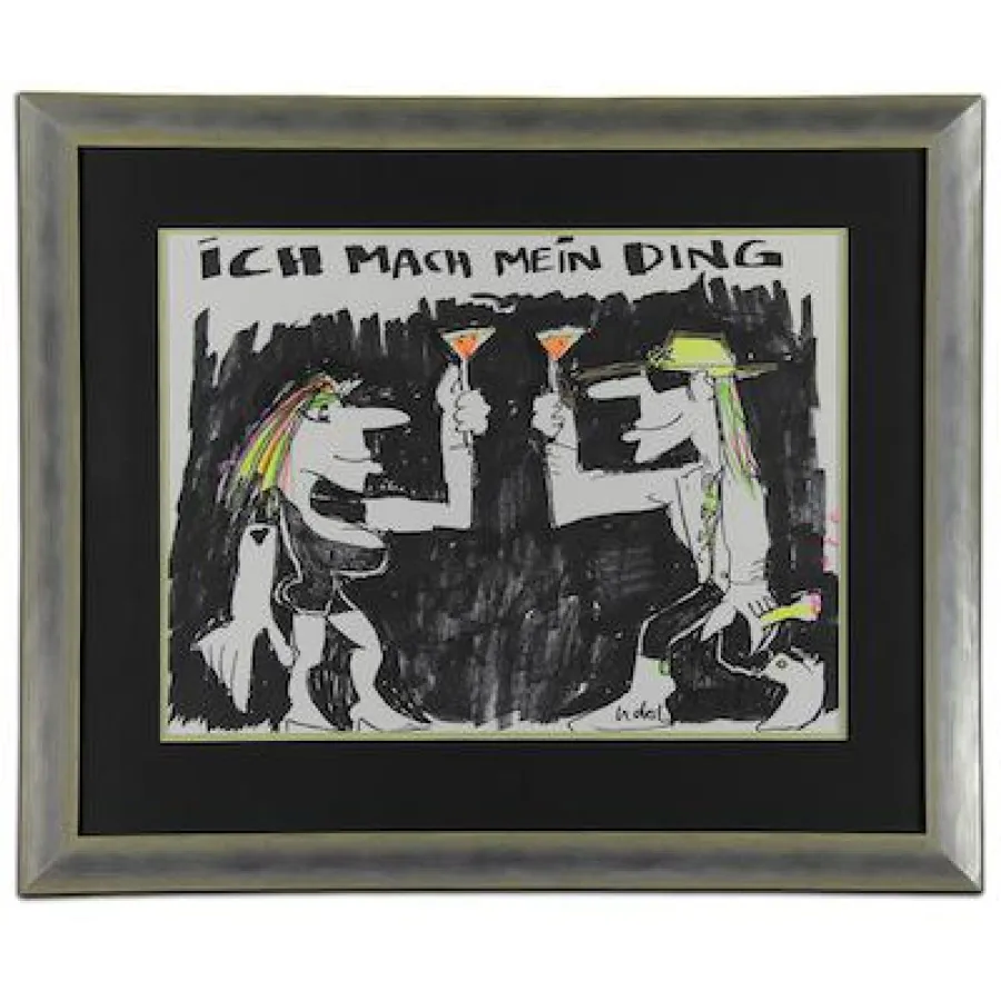 Das für die Bernhard-Bosch-Stiftung erstellte Likörelle hat bei engbers in Gronau einen Ehrenplatz b