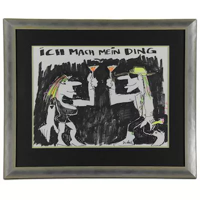 Bild: 1.600 engbers-Mitarbeiter ersteigern Likörelle von Udo Lindenberg