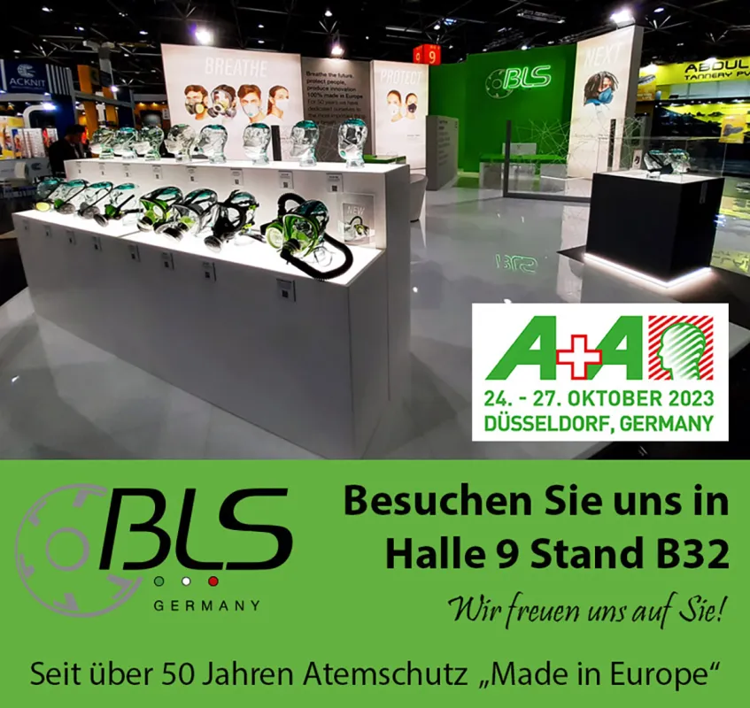 BLS auf der A+A 2023 in Düsseldorf (© BLS Germany GmbH)