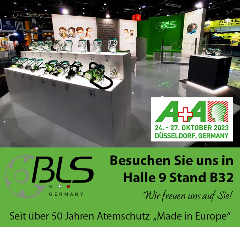 BLS auf der A+A 2023 in Düsseldorf (© BLS Germany GmbH)