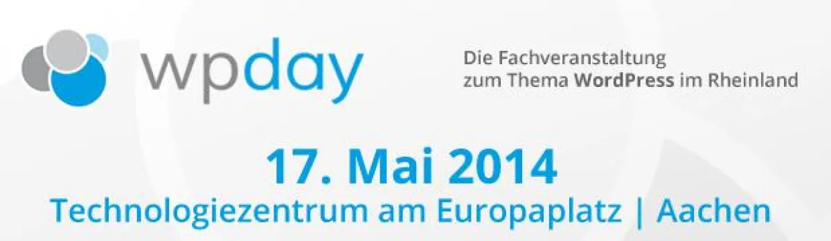 Noch bis zum 31. Januar 2014 gibt es deutlich vergünstigte Early-Bird-Tickets für den ersten wpday