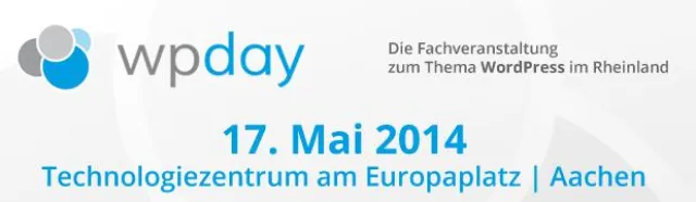 wpday in Aachen mit attraktiven Vorträgen rund um WordPress Bild: wpday in Aachen mit attraktiven Vorträgen rund um WordPress