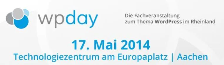 Bild: wpday in Aachen mit attraktiven Vorträgen rund um WordPress