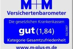 Bild: Kundenzufriedenheit und Kundenbindung im Urteil der Versicherten (M+M Versichertenbarometer 2008)