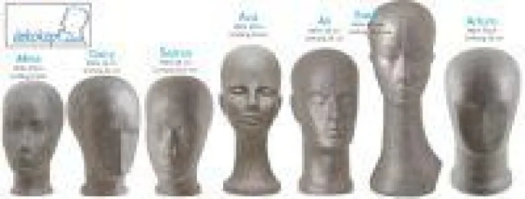 Den perfekten Mode-Kopf finden - Neoporköpfe bei Dekokopf.com Bild: Den perfekten Mode-Kopf finden - Neoporköpfe bei Dekokopf.com