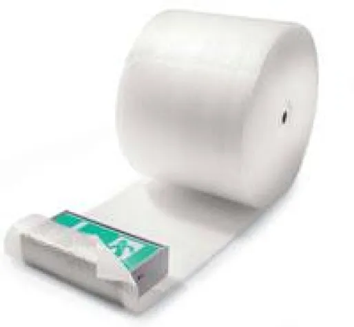 Bild: Effizienteres Verpacken - Aus zwei mach eins: Schaumbeschichtete Luftpolsterfolie