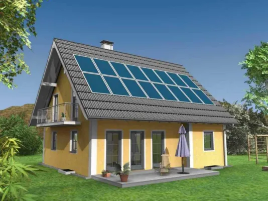 Bild: Sonnenhaus Regensburg: Energiesparen ohne an Energie zu sparen