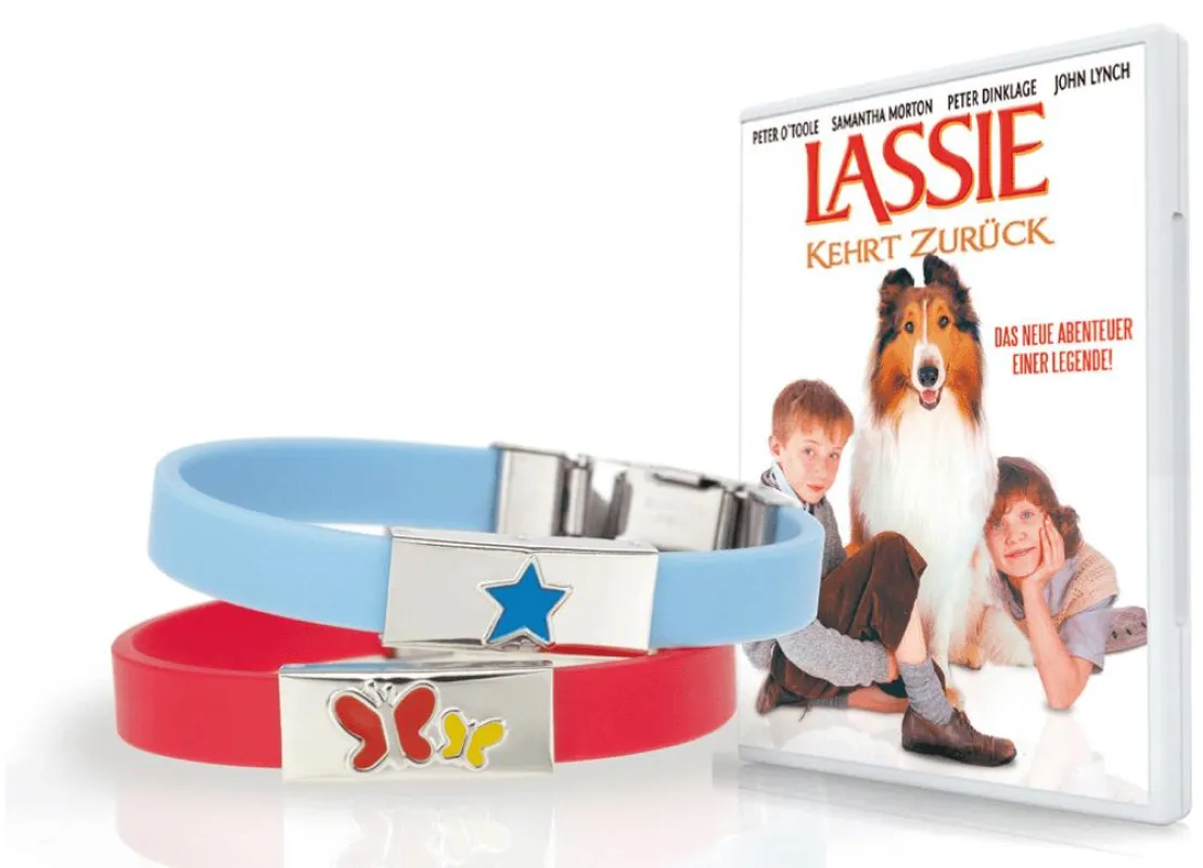 Energetix Kinderschmuck und Lassie-DVD von Splendid Film