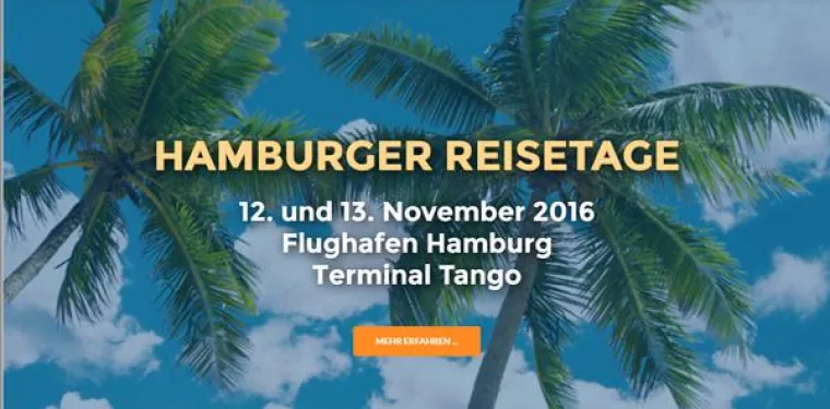 Die Welt entdecken - auf den Hamburger Reisetagen 2016 Bild: Die Welt entdecken - auf den Hamburger Reisetagen 2016