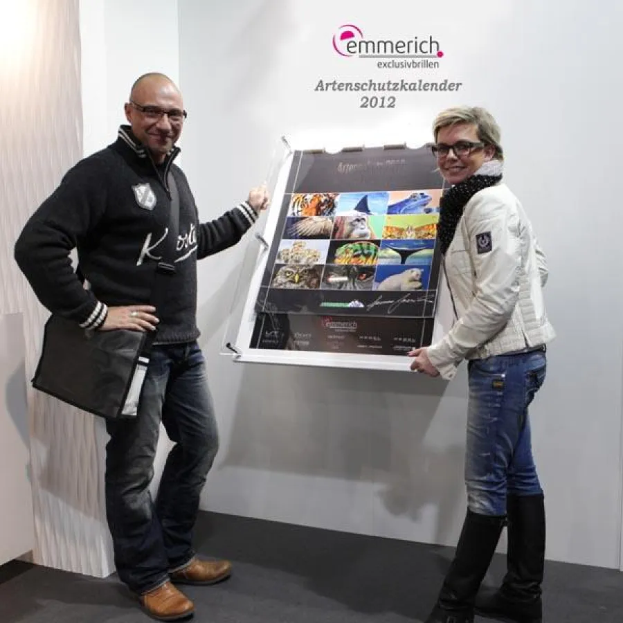 Die Gewinner Jana und Martin Ernst, Brillenkontor Janmare in Warnemünde