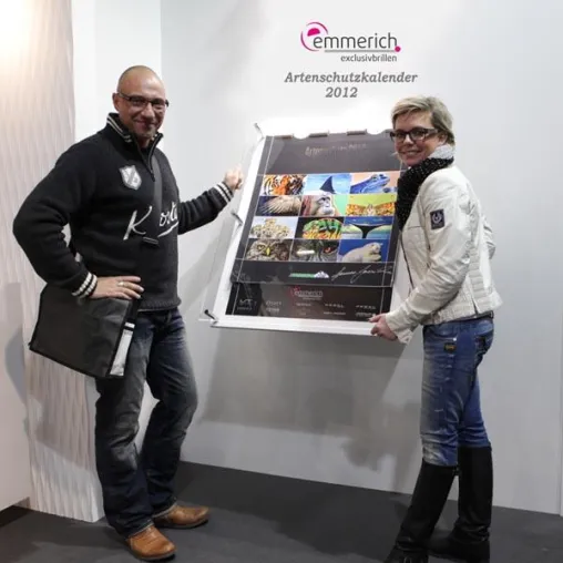 Emmerich Exclusivbrillen verlost Artenschutzkalender 2012 Bild: Emmerich Exclusivbrillen verlost Artenschutzkalender 2012
