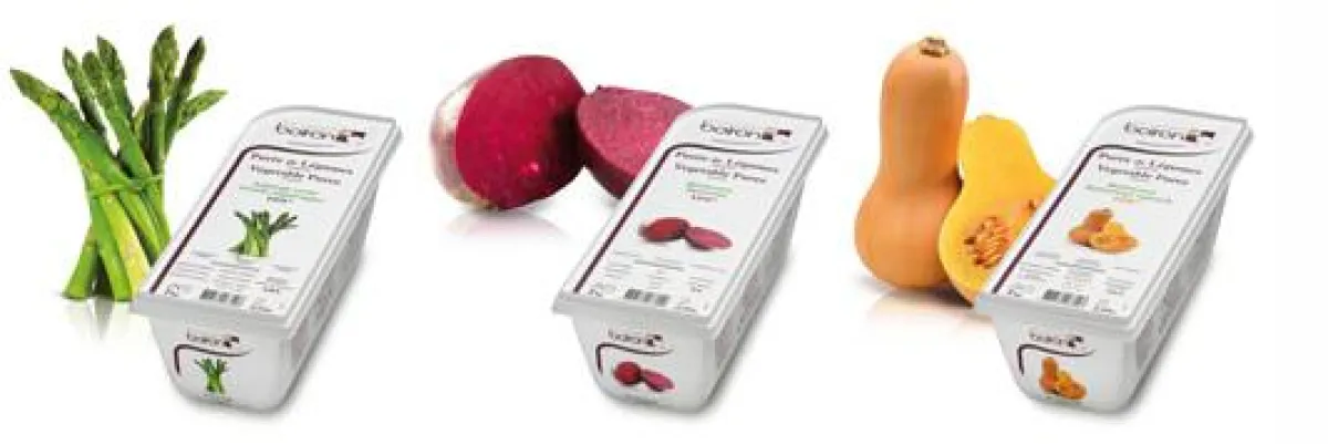 Neue Fruchtkreationen von les vergers Boiron: volles Aroma aus der hygienischen Box