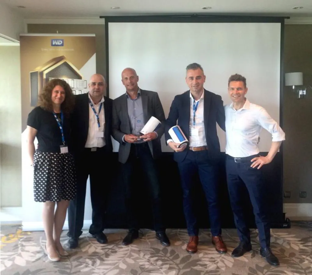 (v.l.) Maria Fritz (WD), Kai Frieben (WD), Olaf Biemelt (BAB), Metin Yolcu (BAB) & Stefan Mandl (WD)