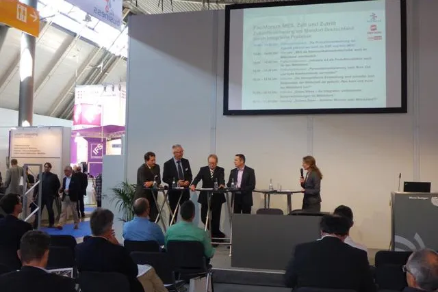Bild: Abwechslungsreiches Fachforum MES, Zeit und Zutritt kam auf der IT & Business 2014 erneut gut an