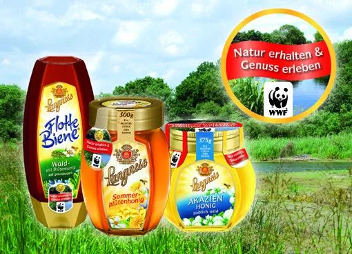 „Natur erhalten & Genuss erleben“ - Langnese Honig und WWF starten große Spendenaktion Bild: „Natur erhalten & Genuss erleben“ - Langnese Honig und WWF starten große Spendenaktion