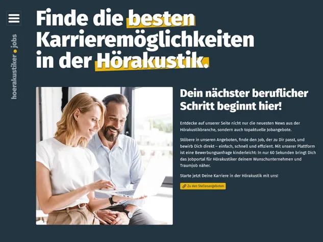 Bild: Digitales Recruiting in der Hörakustikbranche: Neues Jobportal "hoerakustiker.jobs"