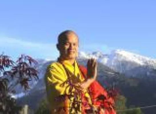Bild: Shaolinmeister Shi Xinggui im Schwarzwald