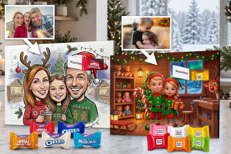 Neu bei PrintPlanet: Der MagicFoto Adventskalender verwandelt Fotos in Weihnachtsmagie Bild: Neu bei PrintPlanet: Der MagicFoto Adventskalender verwandelt Fotos in Weihnachtsmagie
