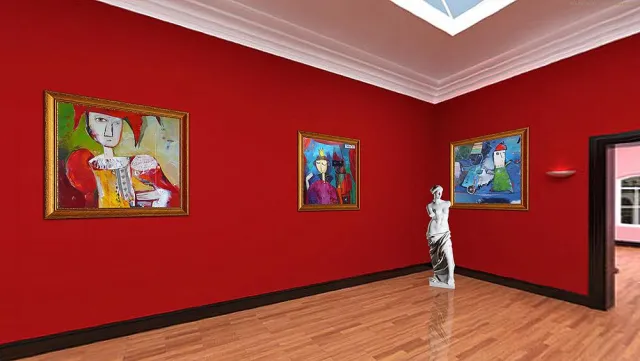 Ideal für Galeristen und Künstler: Virtuelle 3D-Präsention mit exhosphere.com Bild: Ideal für Galeristen und Künstler: Virtuelle 3D-Präsention mit exhosphere.com