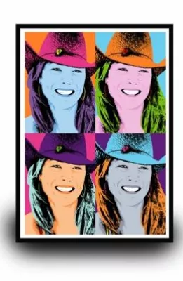 Bild: Andy Warhol als Weihnachtsgeschenk – Das eigene Porträt als Pop-Art-Kunstwerk