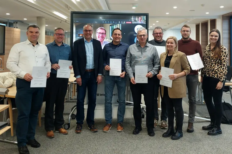 Bild: Erfolgreicher Abschluss: Ausbildung interner Coaches bei der Preh GmbH und Wittenstein SE
