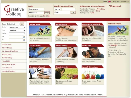 Der neue Weg zu einer kreativen Freizeitgestaltung - creative-holiday.de Bild: Der neue Weg zu einer kreativen Freizeitgestaltung - creative-holiday.de