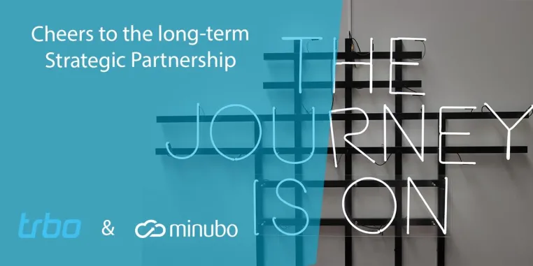Die digitale Customer Journey ganzheitlich personalisieren. Die strategische Partnerschaft von trbo und minubo Bild: Die digitale Customer Journey ganzheitlich personalisieren. Die strategische Partnerschaft von trbo und minubo