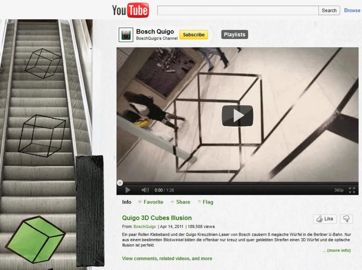 YouTube Channel Bosch Quigo