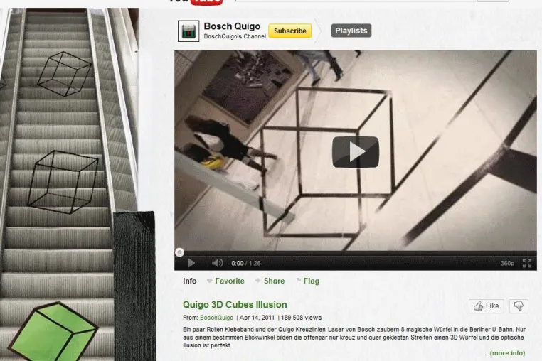 YouTube Seeding für Bosch Quigo Bild: YouTube Seeding für Bosch Quigo