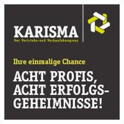 KARISMA - Der Vertriebs- und Verkaufskongress Bild: KARISMA - Der Vertriebs- und Verkaufskongress