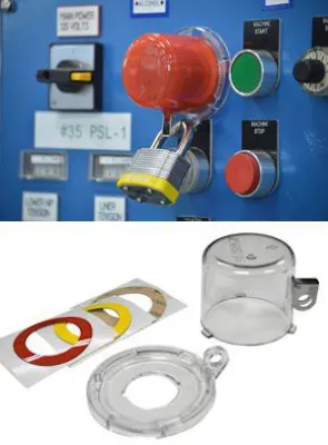 Bild: Notausschalter-Verriegelungen jetzt auch in klar-transparent