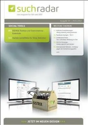 Soziale Inspiration für Unternehmen: Das Magazin suchradar testet SEO-Tools für Social Media Bild: Soziale Inspiration für Unternehmen: Das Magazin suchradar testet SEO-Tools für Social Media