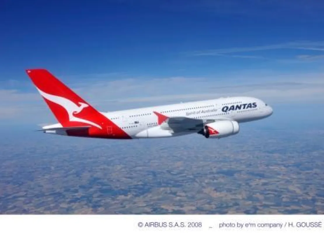 Qantas A 380 (Copyright Airbus S.A.S 2008 / H. Goussé