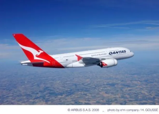 Bild: Qantas nimmt erste A380 in Empfang