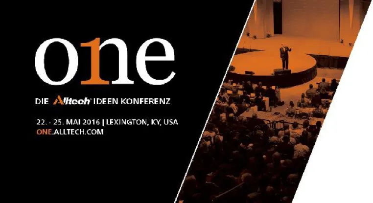 Bild: ONE. Die Alltech Ideen-Konferenz : spannende Themen, viele Ideen und herausragende Referenten