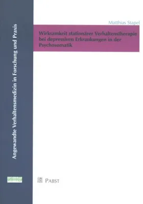 Bild: Stationäre Verhaltenstherapie bei Depression: Lebensqualität nimmt zu, Krankschreibungen nehmen ab