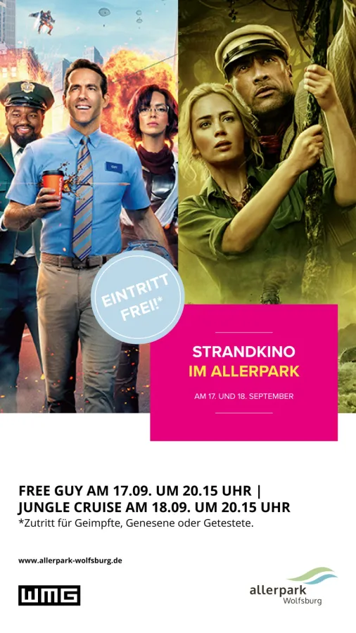 Plakatmotiv Open-Air-Kino am Allersee (© WMG Wolfsburg)