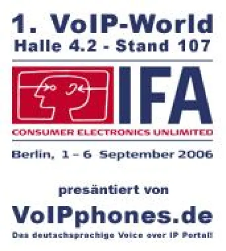Gemeinschaftsschau von VoIPphones.de und Messe Berlin Bild: Gemeinschaftsschau von VoIPphones.de und Messe Berlin