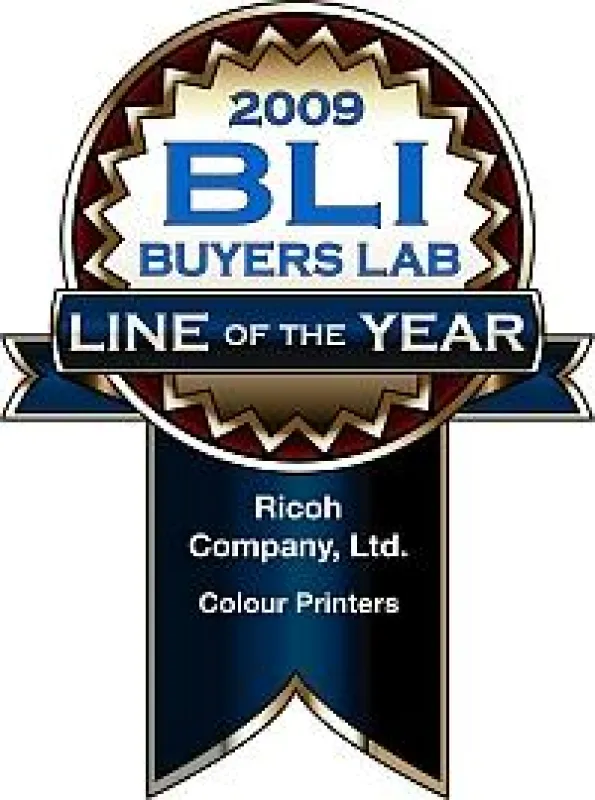 BLI zeichnet Ricoh erneut mit dem Award ?Most Outstanding Colour Printer Line of the Year? aus