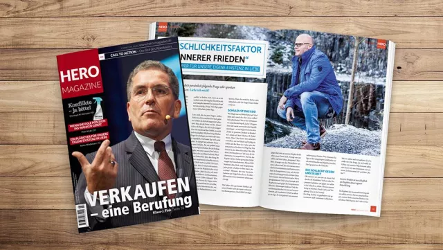 Bild: 100 Prozent persönlich: das neue HERO Magazine. Die aktuellste Ausgabe der werdewelt-Zeitschrift ist da.
