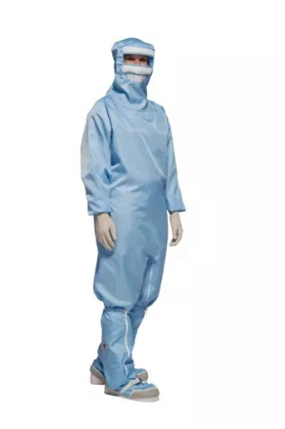 Bild: CleanVision - der innovative einteilige Reinraum-Anzug mit integriertem Visier