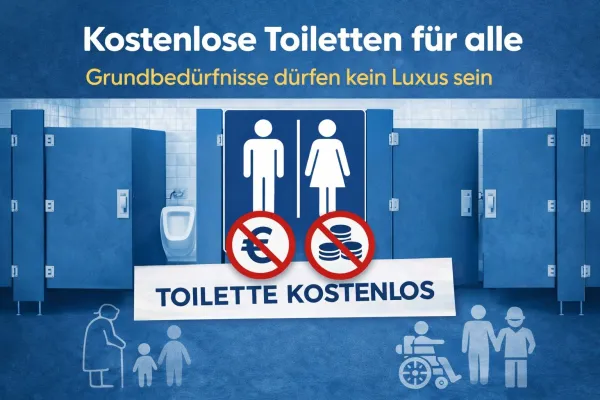 Bild: Petition fordert kostenlosen Zugang zu Toiletten in Deutschland